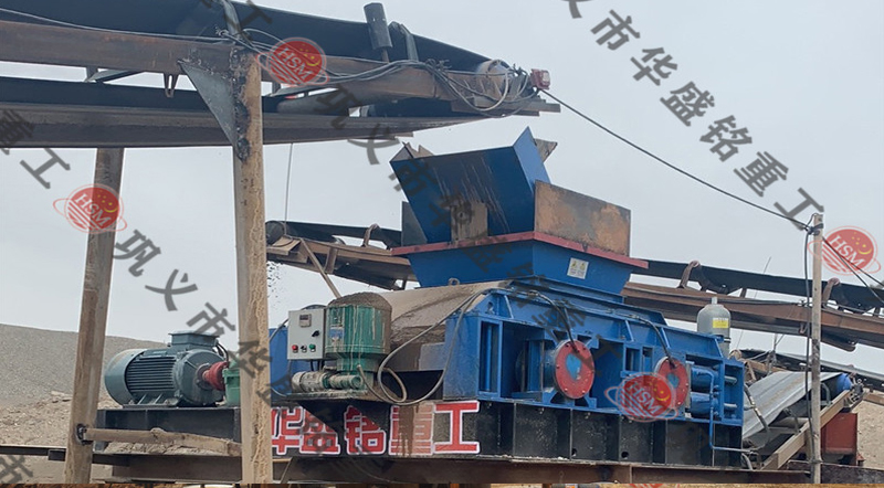 石頭制砂機安裝現(xiàn)場